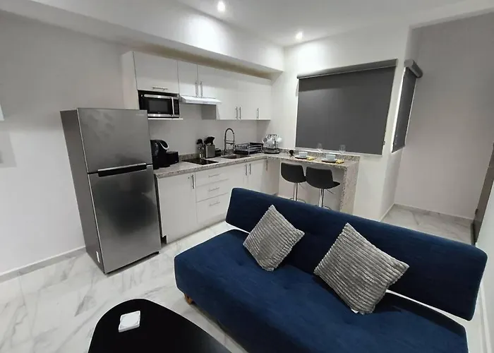 Depto Moderno 1br Gimnasio Sauna Jacuzzi Y Piscina Rooftop * Playa del Carmen