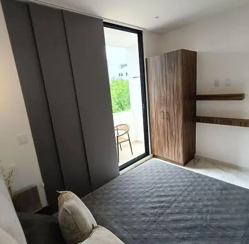 Depto Moderno 1br Gimnasio Sauna Jacuzzi Y Piscina Rooftop Apartment Playa del Carmen